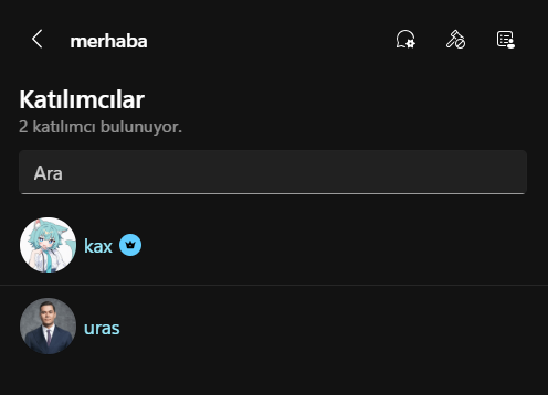 Kullanıcı Listesi
